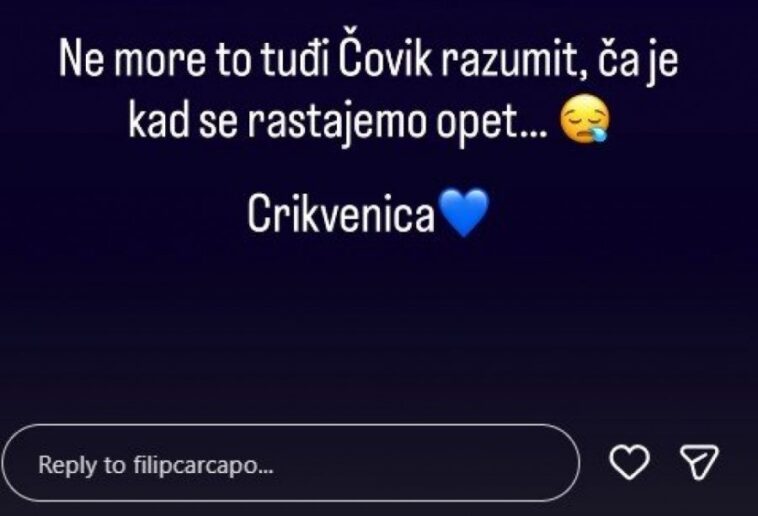 FILIP CAR SE OPROSTIO NA MREŽAMA! Emotivna poruka ZABRINULA FANOVE, evo šta se dešava! (FOTO) FILIP CAR SE OPROSTIO NA MREŽAMA! Emotivna poruka ZABRINULA FANOVE, evo šta se dešava! (FOTO)