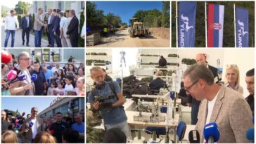 PREDSEDNIK U POSETI TOPLIČKOM OKRUGU: Vučić obilazi radove na putu Rudare-LJuša-Kuršumlijska Banja (VIDEO)