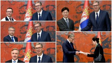 Vučić danas prima akreditive novih ambasadora